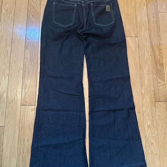 Marciano Dark Blue Women's Wide Leg Jeans - Picture 2 of 5